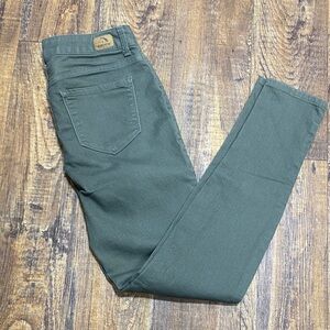 Jordache size 6‎ Super Skinny Olive Army Green Denim Pants stretch casual comfy